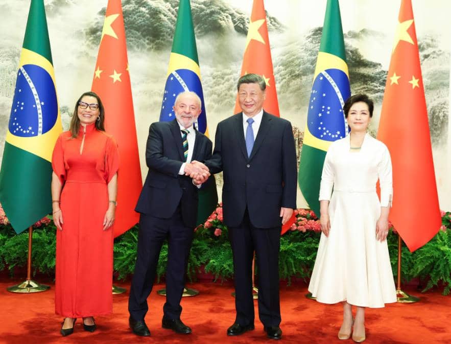 习近平同巴西总统卢拉会谈