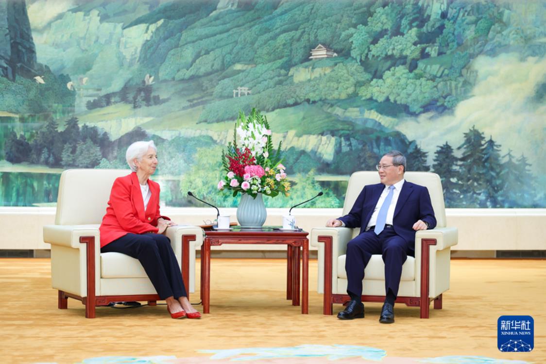 李强会见欧洲中央银行行长拉加德