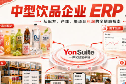 中型饮品企业 ERP 怎么选：从配方、产线、渠道到利润的全链路指南
