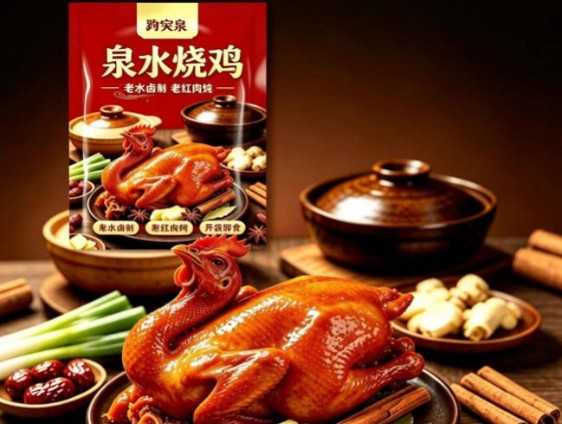 传承鲁式老卤，趵突泉泉水烧鸡打造山东特色熟食